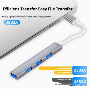 计算机硬件软件迷你C型至USB 3.0 2.0适配器扩展器USB集线器3.0 4个端口 - Product Image 4