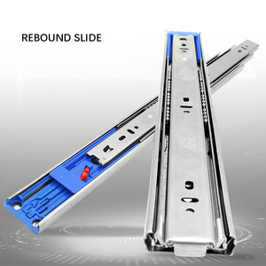 Jieyang meilleure vente glissière de tiroir tampon à roulement à billes rails télescopiques glissières de tiroir à fermeture douce sous les glissières de tiroir de montage - Product Image 6
