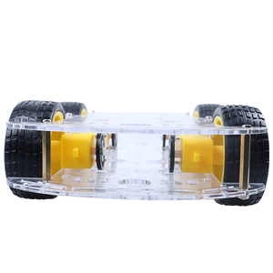 Tscin buny 4WD Smart Robot Auto Transparentes Chassis für Education & Maker Boards Smart Car DIY Roboter Kit für Arduino - Product Image 3