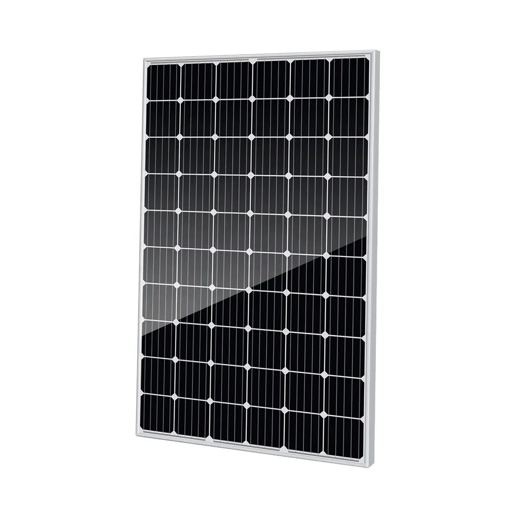 جودة عالية 72 خلية شمسية وحدة خلية شمسية مع واط ، سعر منخفض باللون الأسود