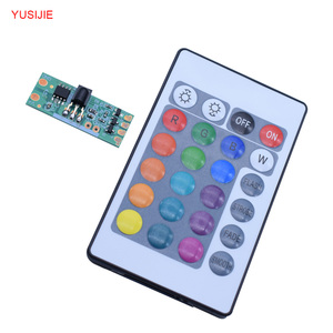 แถบไฟ LED RGB แบบสั่งทำ YSJ381แผงวงจรควบคุมบรรยากาศของ IC ระยะไกลพร้อมคุณสมบัติเปลี่ยนสีที่กระพริบได้โดยตรง - Product Image 1
