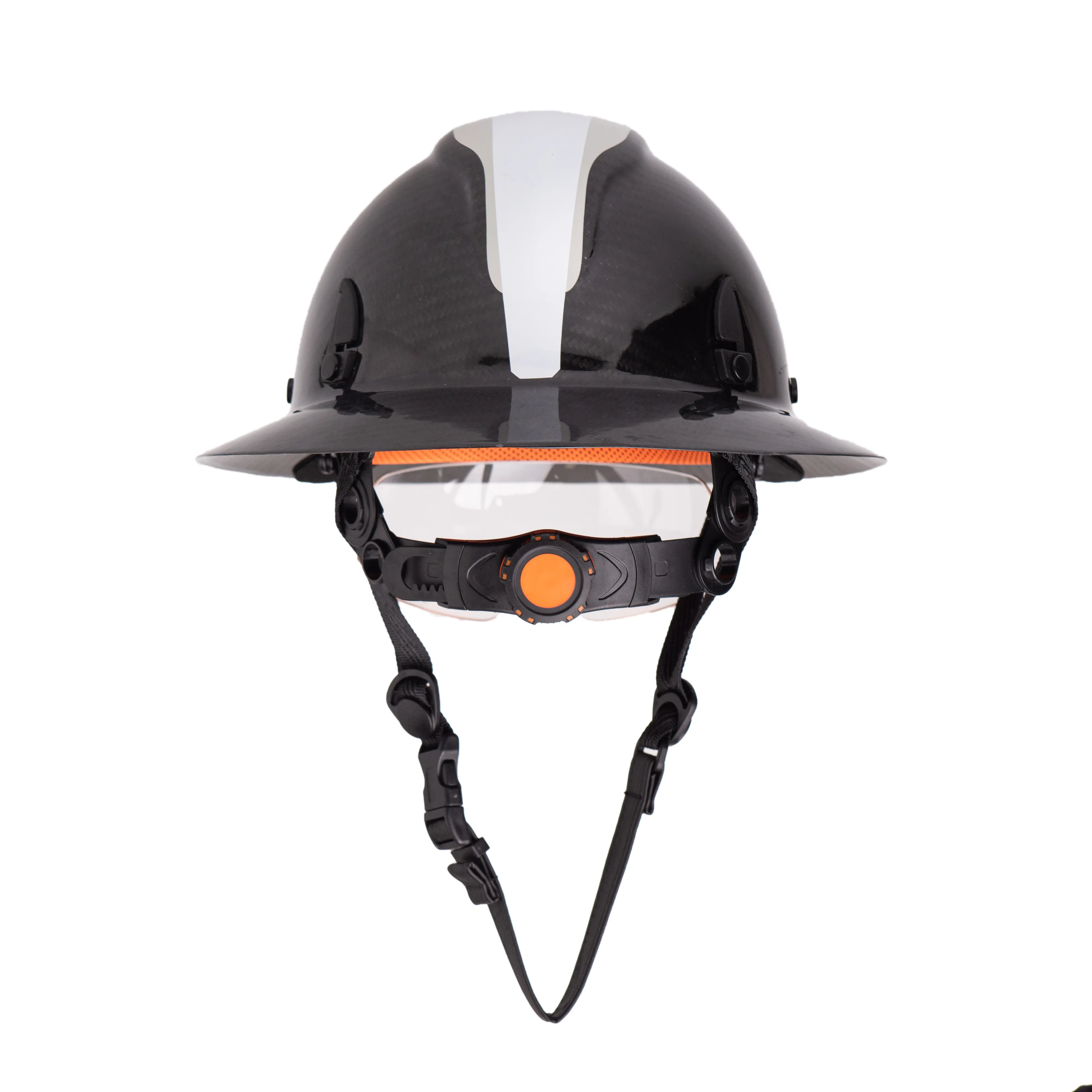 HBC Helmets Ansi Carbon Fiber Cfrp Splash Guard Styles Light Weight Construction Hard Hats Industrial Safety Helmet