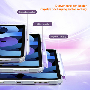 Funda de teclado desmontable extraíble para iPad compatible con carga de lápiz, funda de teclado Bluetooth inalámbrica para iPad Air 5th/4th 11'' - Product Image 2