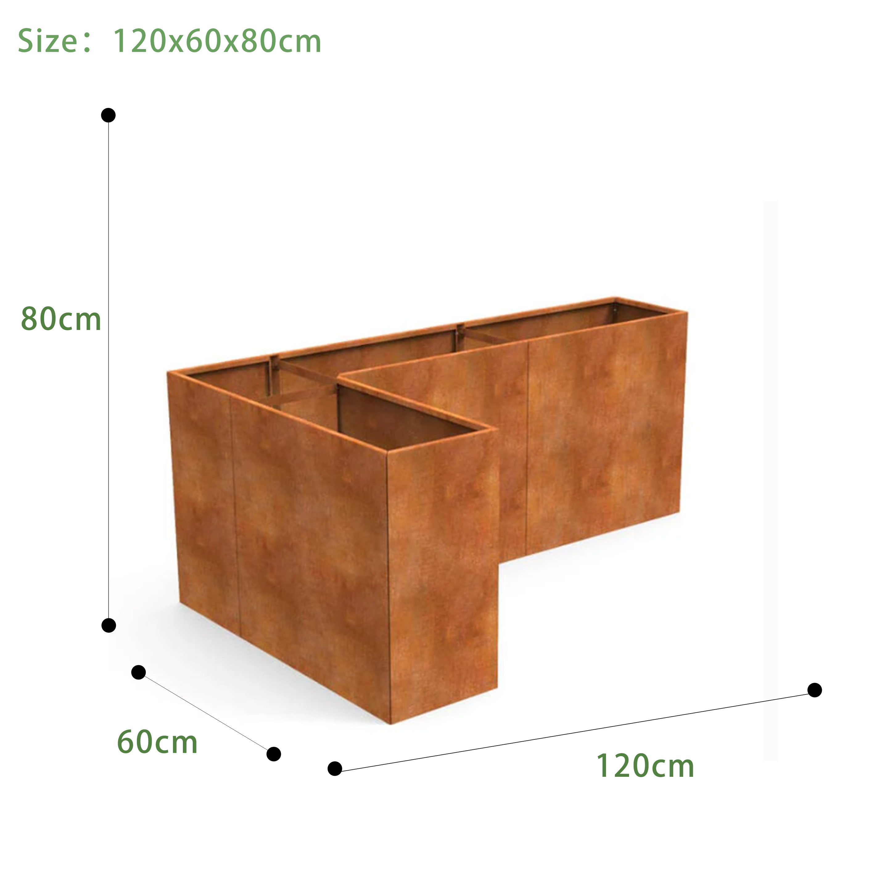Size: 120x60x80cm