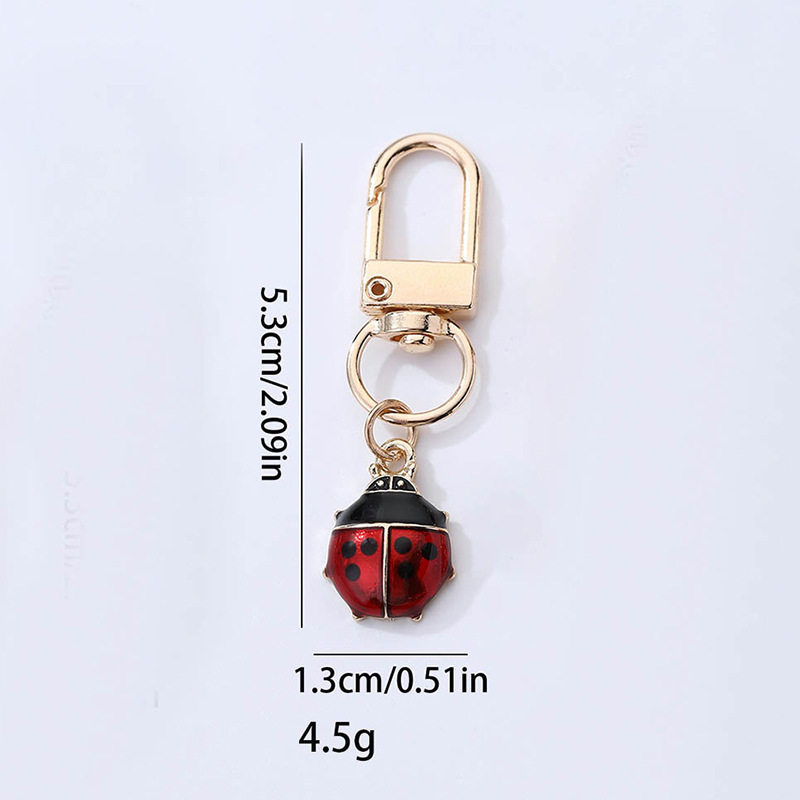Transparent glaze ladybug