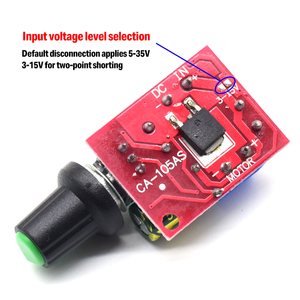 Mini 35V DC Motor drehzahl regler 5A 90W PWM Drehzahl regler On-Board Einstell platine Modulator DC DC Wandler Motor platine - Product Image 2