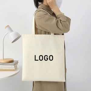 Bolsas de compras de lona personalizadas con logotipo impreso Tipo de patrón Opción de bolsa de tienda - Product Image 3