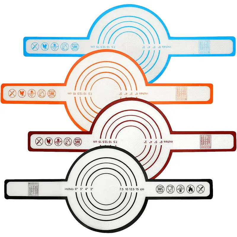 Nieuw Ontwerp Non-Stick Siliconen Mat Voor Bakplaat Siliconen Broodmat Deeg Brood Sling Bakplaat Voor Nederlandse Oven