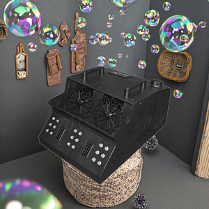 SITERUI SFX 2000W High <strong>Output</strong> Smoke Bubble Machine <strong>DMX</strong> LCD Remote <strong>Control</strong> for Wedding Parties Party Supplies - Product Image 1