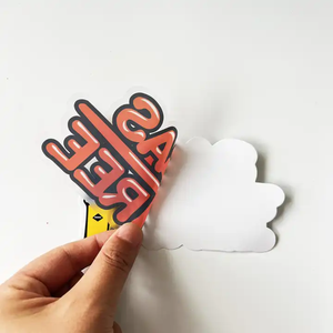 定制图形贴花透明纹理窗贴高质量光滑表面贴纸 - Product Image 4