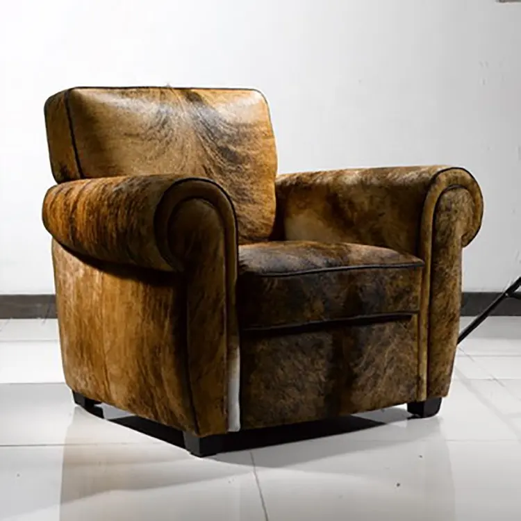 Fauteuil en cuir de Style Antique, design Vintage classique et rétro, grand canapé d'hôtel, bonne qualité, meuble de salon, bonne maison