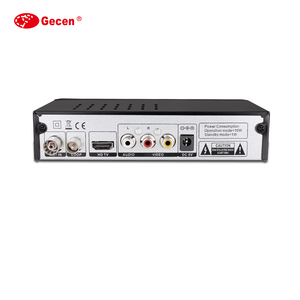 Gecen prezzi di fabbrica set top box dvb t2 supporto ricevitore di aggiornamento software hd1080p completo