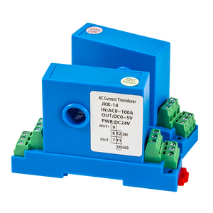 Corrente AC Trransmitter 0-10V 4-20mA uscita tipo perforato corrente di corrente trasduttore 20-150A ingresso AC sensore corrente