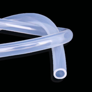 Wholesale Transparent Food Grade Silicone <strong>Tube</strong> High Temperature Resistant Elastic <strong>Tube</strong> with Cutting Processing Service - Product Image 1
