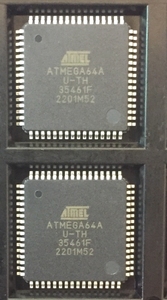 ATMEGA64A-AU microcontrollore AVR ATmega IC 8-Bit 16MHz 64KB (32K x 16) FLASH 64-TQFP circuiti integrati (ICs) incorporati