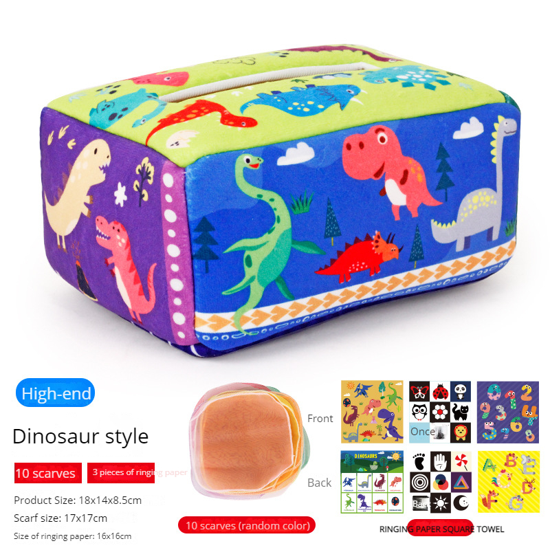 Boîte à mouchoirs Dino