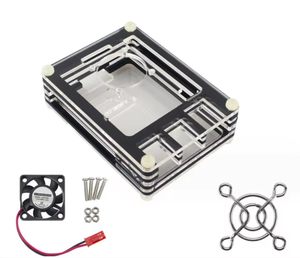 Commercio all'ingrosso Raspberry Pi 4 9 strato acrilico custodia trasparente scatola custodia protettiva per Raspberry Pi 4 modello B - Product Image 5