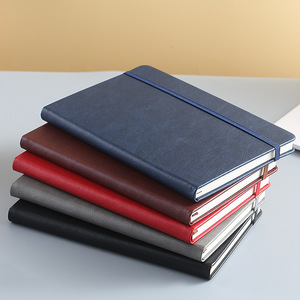 A5 blocco note minimalista ispessito taccuino elastico set di cancelleria per ufficio commerciale diario personalizzabile - Product Image 2