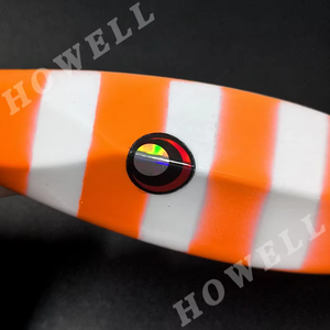 Howell OEM 150G Kim Loại Laser Đèn Flash Phát Sáng Chậm Pitch Jigbait Nước mặn Thuyền Cá Nhân Tạo Cứng Mồi Tùy Chỉnh Thu Hút Mục tiêu - Product Image 4