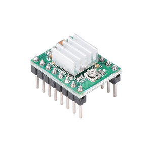 Isı emici taşıyıcı Reprap rampaları ile 3D yazıcı parçaları StepStick A4988 step Motor sürücüsü 1.4 yeşil tahta - Product Image 5