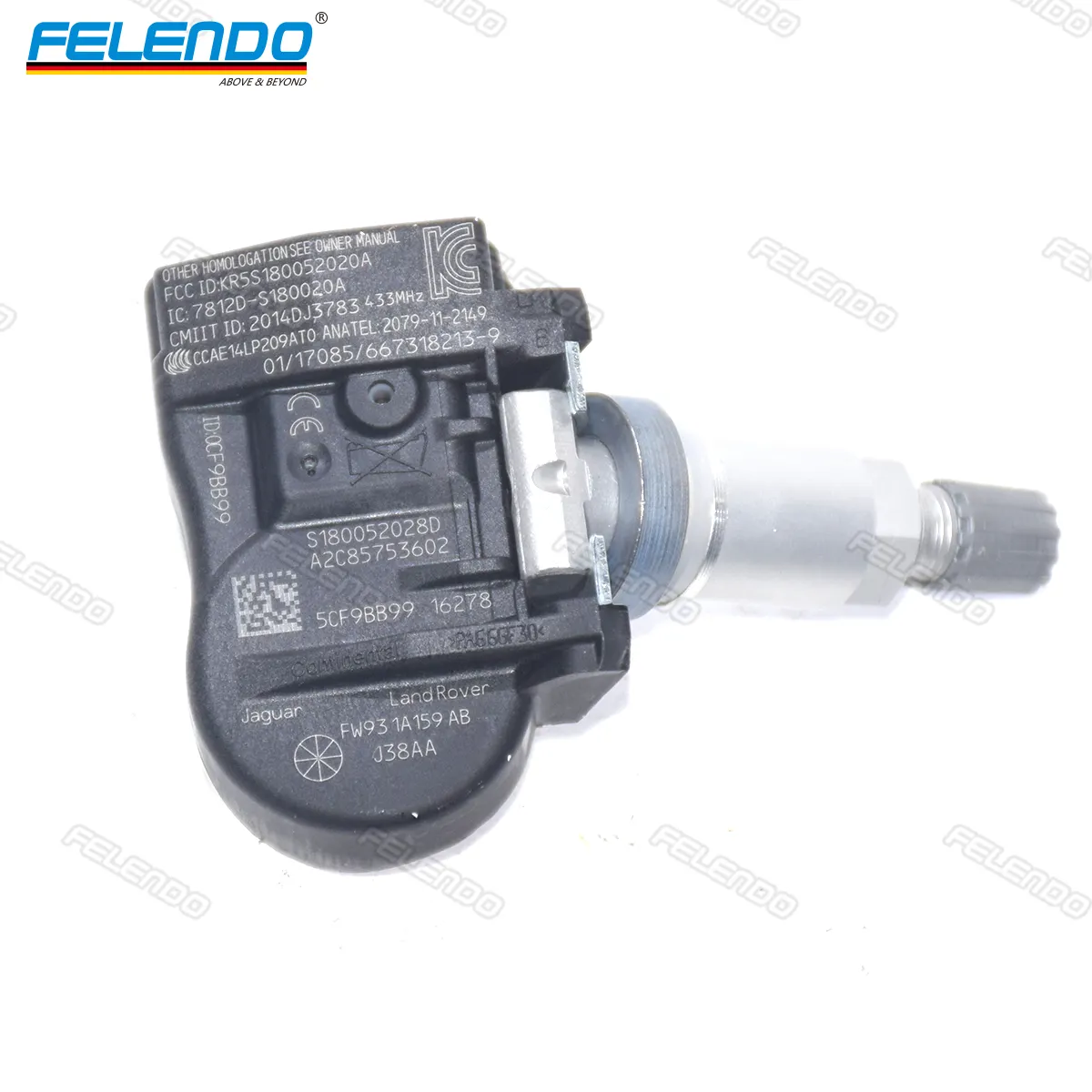 Sensor de sistema de monitoramento de pressão dos pneus para Land Rover Discovery Freelander, sensor TPMS LR070840 Felendo, sistema de monitoramento de pressão dos pneus