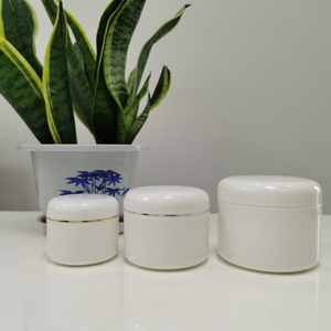 Siyah 2 oz Çift Duvar Plastik Kavanoz ile Kapaklı Mini Kavanoz, az kırılgan, daha kırılmaz. - Product Image 2