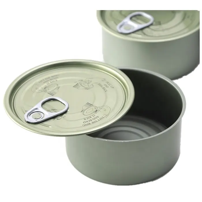 Self Sealing Empty 85g 100ml 170g Tin Cans Wholesale Aluminum Can for Tuna Wet Pet Food Canned Meat Fish Sardines Canning