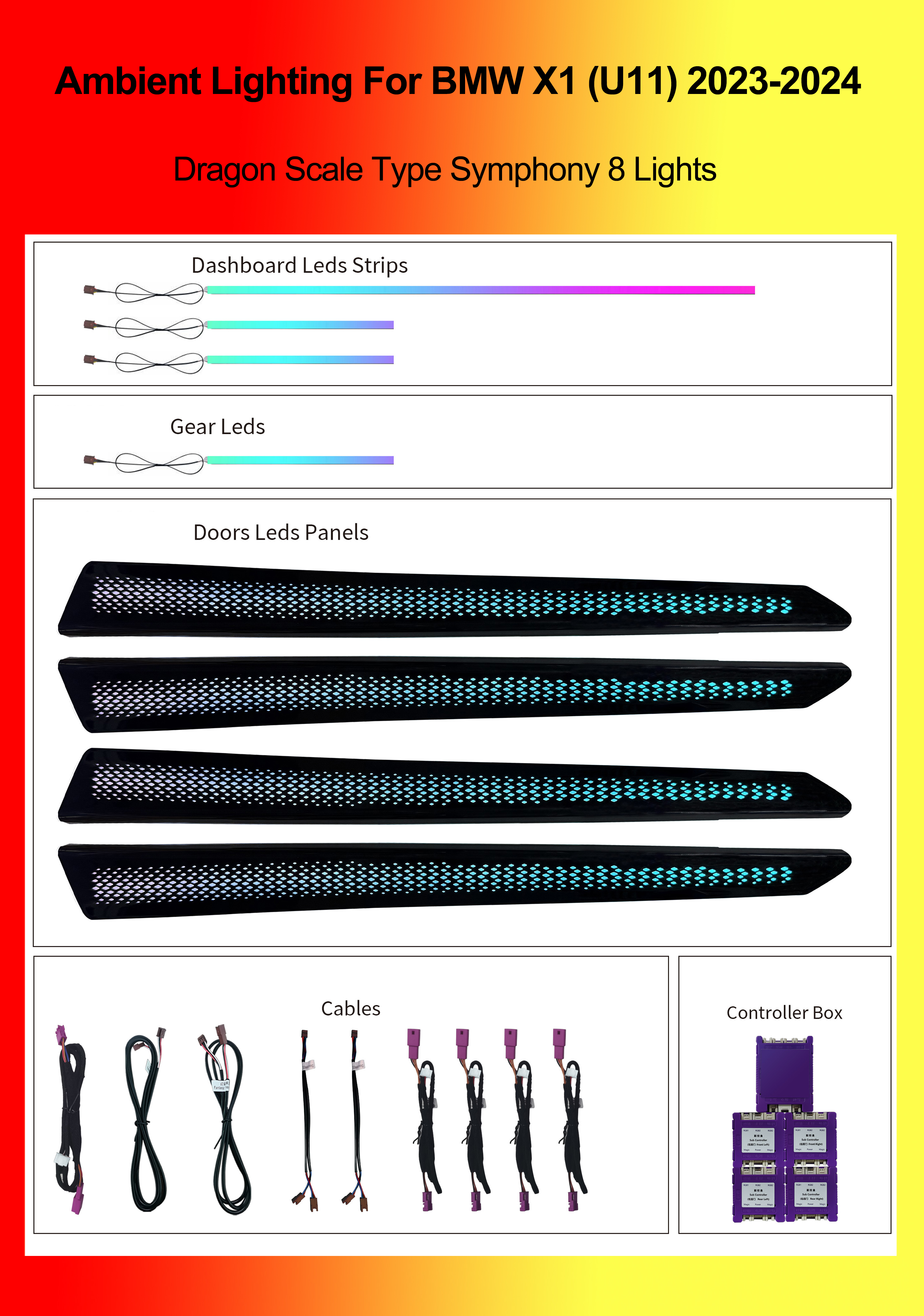 Dragon Scale Type Symphony 8 Lights
