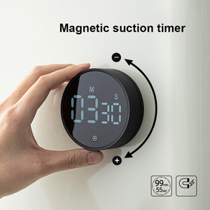 Il nuovo Timer per il conto alla rovescia regolabile da 99 minuti ruota il Timer per lo studio del Pomodoro con Timer magnetico digitale da cucina - Product Image 3