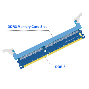 デスクトップコンピュータDDR3 RamアダプタDDR 3メモリモジュールテスト保護カード用長固定バックルRAM保護アクセサリ - Product Image 2