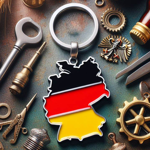 Customised Metal Deutschland Country <strong>Munich</strong> Berlin Souvenir Germany Flag Keychain