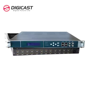 デジタルTVヘッドエンドマルチチャンネルビデオIP RTMP HTTP RTSP HLS SRT HDエンコーダー8 in 1 HDマルチキャストUDP RTP ASIエンコーダー - Product Image 1