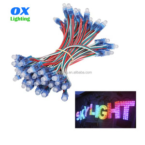 12v 24v 5v Ws2811 Led Pixel Light String 12mm Rgb impermeabile Ip68 Full Color magia Dmx indirizzabile modulo Led Luces