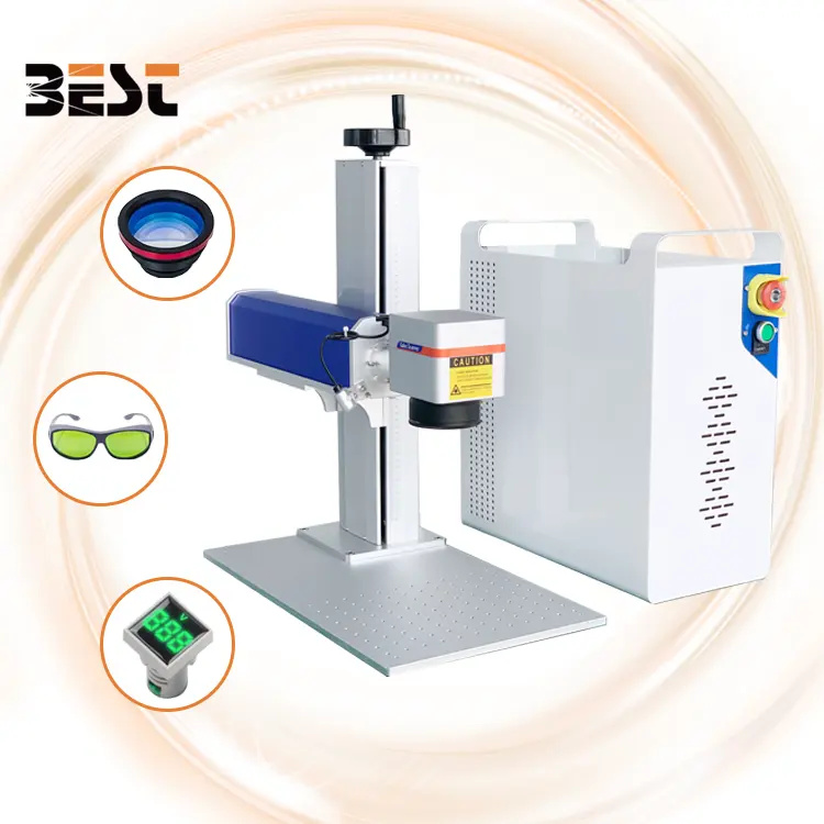 30W Mini Lasergraveermachines 3d Fiber Sieraden Graveermachine 20W 30W 50W Max