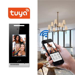 Videoportero Teléfono Sistema de intercomunicación Soporte Cámara Detección de monitoreo Grabación de video TUYA WIFI Video Intercom Timbre - Product Image 4