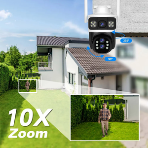V380 10x Optical Zoom 4G 3-Lens and 2-Screens <strong>Camera</strong> 12MP Lens Connection for Mobile Phones 10x Optical Zoom 4G <strong>Camera</strong> Security