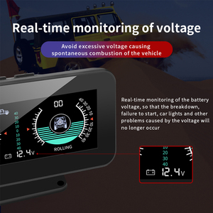 ELING <span class=keywords><strong>Digital</strong></span> Inclinometer <span class=keywords><strong>Clinometer</strong></span> Car Head Up Display Angle Slope Medidor com Volt Monitoramento para Off-Road Veículos para - Product Image 3