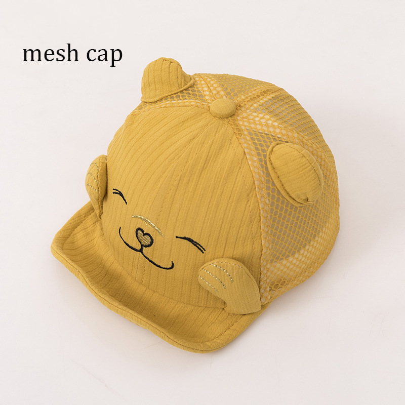 Yellow-net cap