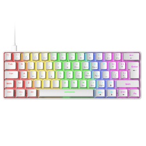 Computer di tipo C Mini tastiera meccanica da gioco cablata a 62 tasti 60% - Product Image 6