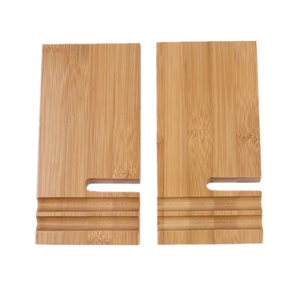 Penyangga Ponsel Kayu dengan Desain Baru Terbuat dari Bambu, Dapat Disesuaikan dan Dilengkapi Rak Penyimpanan, Cocok untuk iPad, Ponsel, dan Tablet - Product Image 2