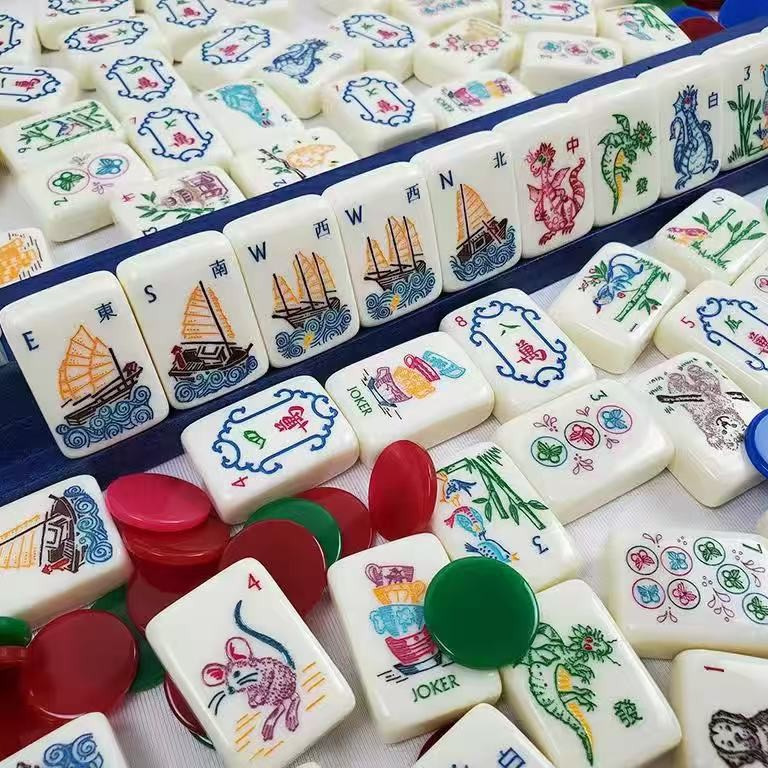 Mother nature acrylic mahjong