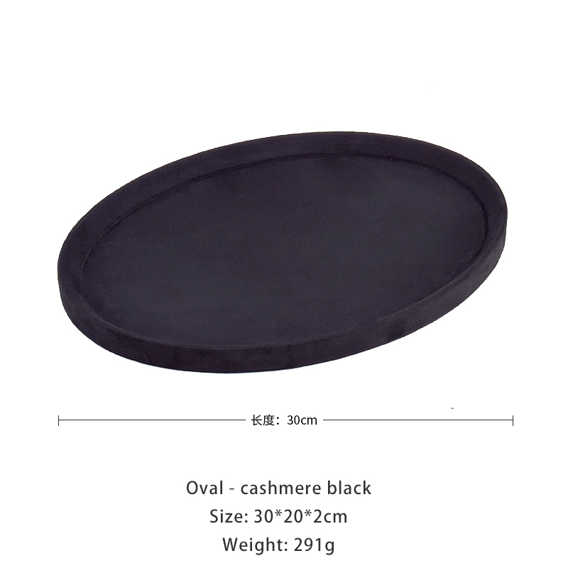 oval black