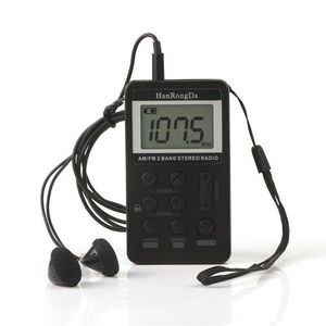 HRD-103 Radio portatile della tasca della Radio di FM Mini con l'esposizione LCD ricaricabile del porto di USB