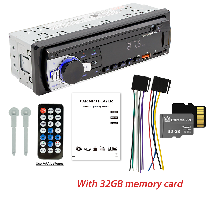 Autoradio avec carte mémoire de 32 Go