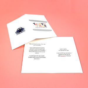 Personalized Custom Thank You Card for Small Business Custom Thank You Cards for Ordering Card Postcard - Product Image 5
