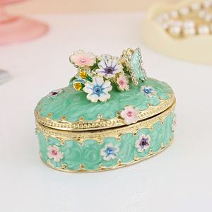 подарков и металлических поделок маленькие шкатулки для ювелирных изделий для рождественских модных подарков - Product Image 2