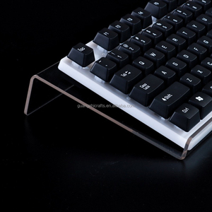 <strong>Counter</strong> <strong>Table</strong> Acrylic <strong>Computer</strong> Keyboard Stand Transparent Acrylic Risers <strong>Display</strong> Rack for Mechanical Keyboard - Product Image 5