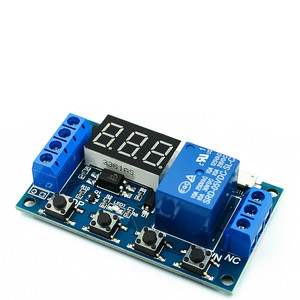 DC 6-30V Support Micro USB 5V LED <strong>Display</strong> Automation Cycle Delay <strong>Timer</strong> <strong>Control</strong> Off Switch Delay Time Relay 6V 9V 12V 24V