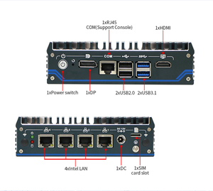 OEM ODM j6412 Embedded Industrial Edge IOT-Rechen gerät Industrie Control Player Box PC - Product Image 5
