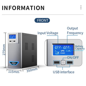 1500VA 900W Respaldo de emergencia para PC Energía Fuente de alimentación ininterrumpida fuera de línea UPS - Product Image 4